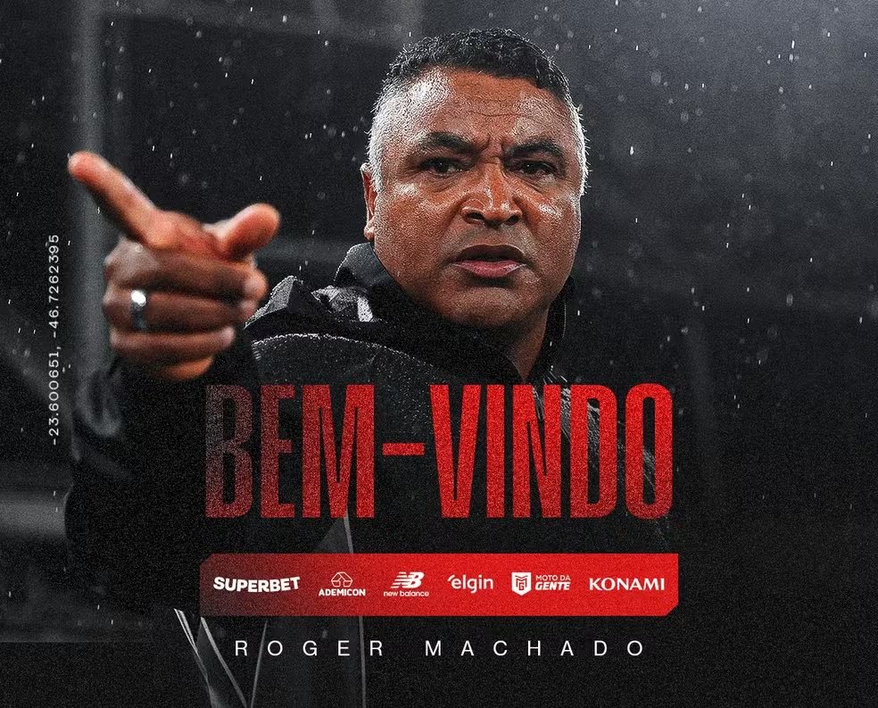 Roger Machado é o novo técnico do São Paulo - Foto: Divulgação/São Paulo