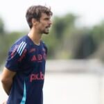 Rodrigo Caio durante treino do Flamengo - Foto: Adriano Fontes/Flamengo