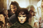 Imagem ilustrativa de poster dos filmes da saga "O senhor dos anéis'