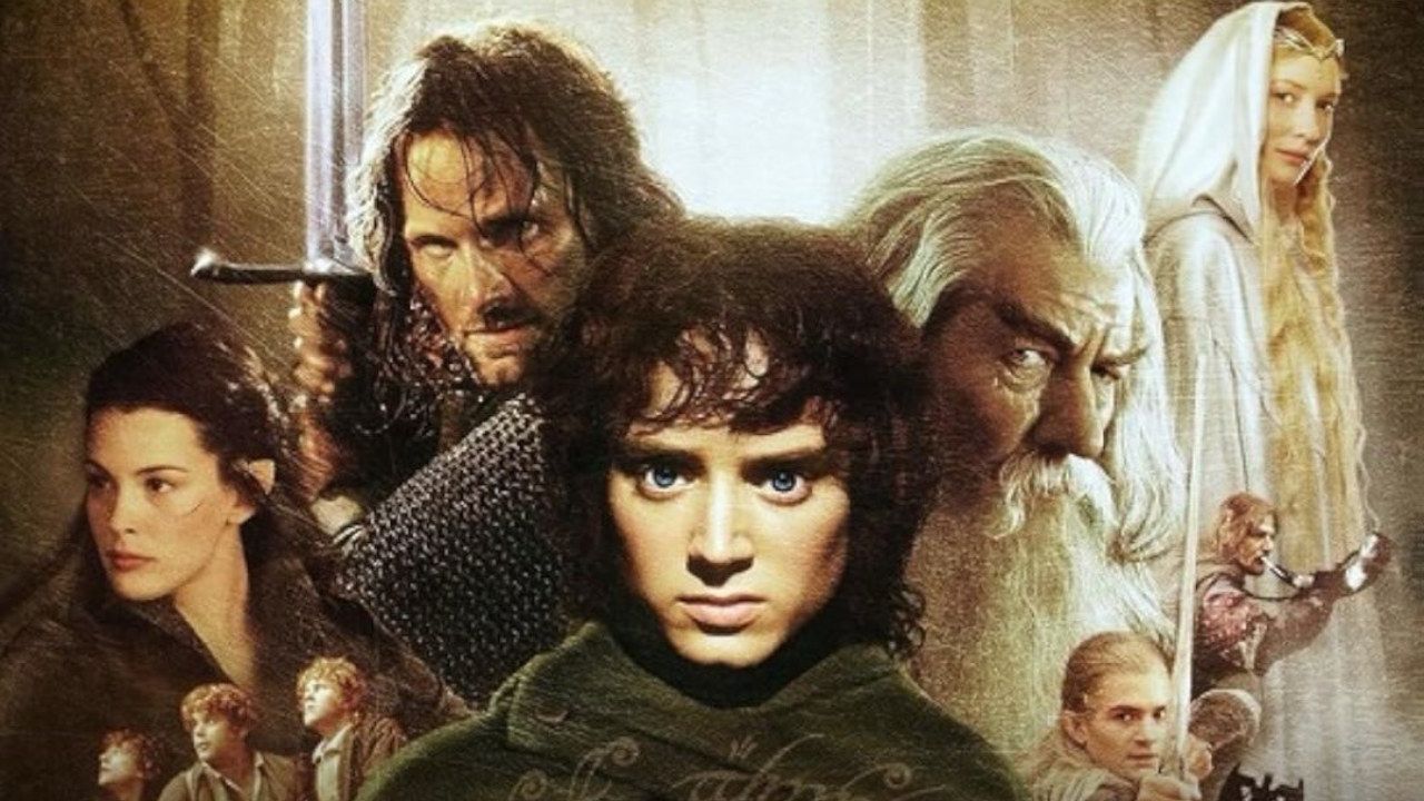 Imagem ilustrativa de poster dos filmes da saga "O senhor dos anéis'