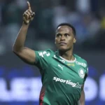 Arias comemora gol pelo Palmeiras - Foto: Alexandre Schneider