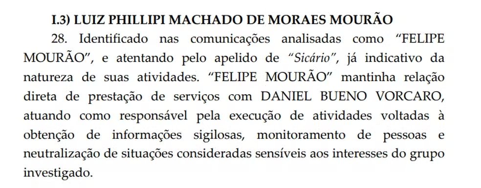 Decisão do STF sobre quem seria Mourão, o 'Sicário' - Foto: Reprodução