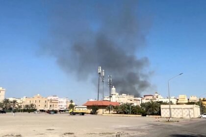 A embaixada dos Estados Unidos na Arábia Saudita foi atingida por dois drones. Foto: Reprodução