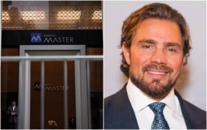 Fachada do Banco Master na Faria Lima e Daniel Vorcaro - Foto: Reprodução/Amanda Perobelli