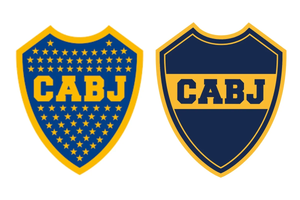 Escudo clássico (à esquerda) e escudo novo (à direita) - Reprodução/Instagram