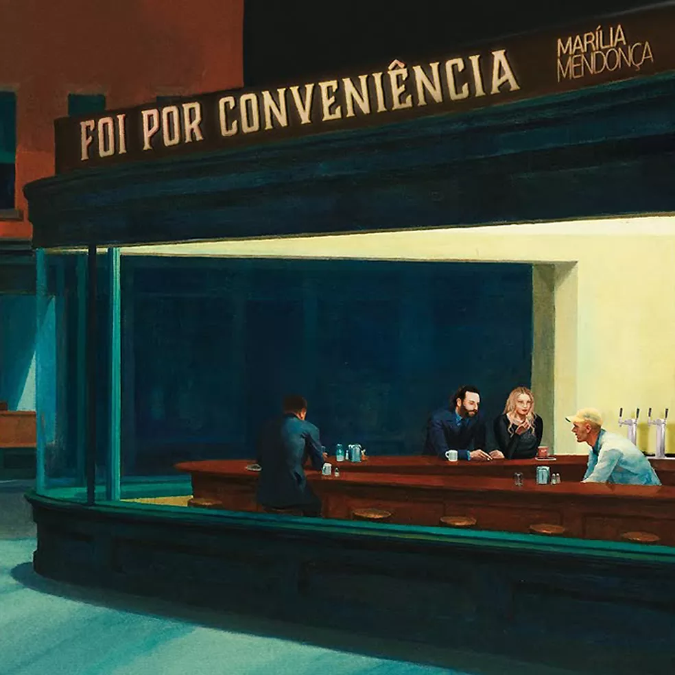 Capa do single 'Foi por conveniência', de Marília Mendonça - Foto: Reprodução