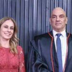O ministro Alexandre de Moraes e a esposa dele, Viviane Barci de Moraes - Foto: Divulgação/STF