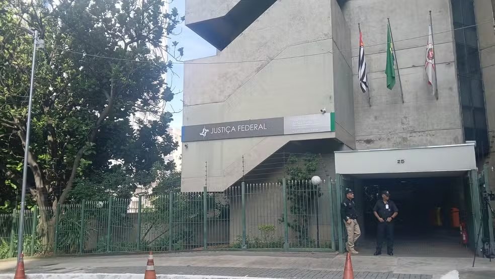 Prédio da Justiça Federal em São Paulo localizado na Rua Ministro Rocha Azevedo, na Bela Vista, região central - Foto: Reprodução/Isabela Leite