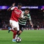Arsenal e Sporting disputam as quartas de final da Champions - Imagem: Adrian Dennis/AFP