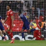 PSG eliminou o Liverpool em Anfield na última Champions — Foto: Reuters/Jason Cairnduff