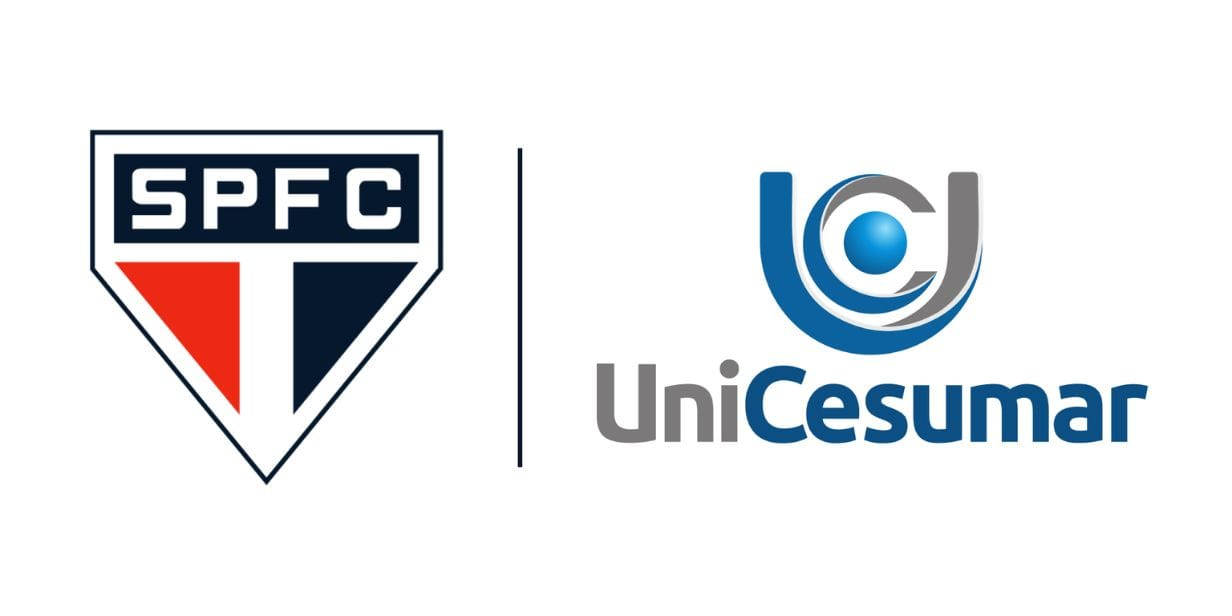 São Paulo e seu novo patrocinador: UniCesumar (Reprodução)