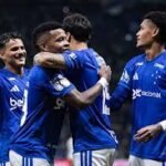 Kaio Jorge marcou de pênalti o gol do Cruzeiro, que venceu o Goiás e avançou na Copa do Brasil Foto: Gustavo Aleixo/Cruzeiro