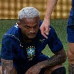 Wesley sente lesão pela Seleção Brasileira Reprodução/GETV