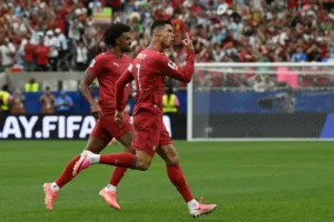 Cristiano Ronaldo encerrou sua seca de gols (Foto: RONALDO SCHEMIDT / AFP)