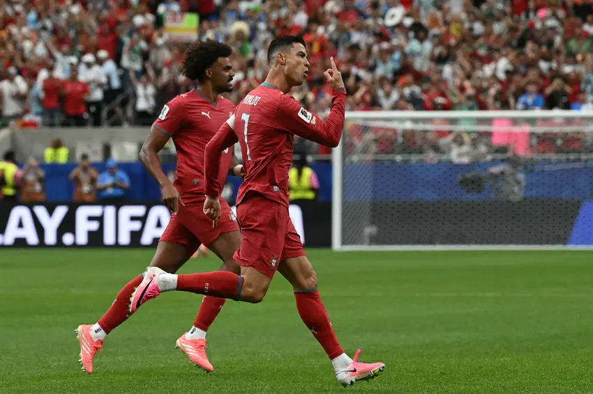 Cristiano Ronaldo encerrou sua seca de gols (Foto: RONALDO SCHEMIDT / AFP)