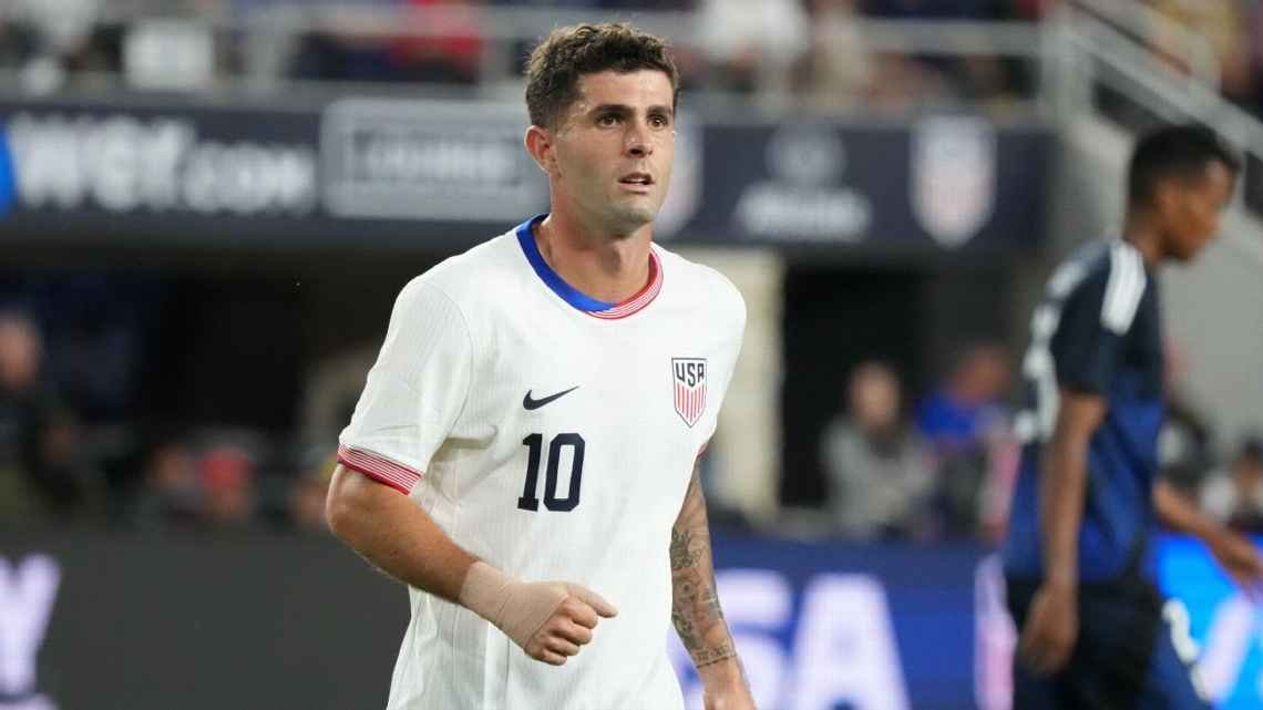 Christian Pulisic é o camisa 10 da seleção dos Estados Unidos Koji Watanabe/X (Twitter)