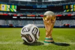 Bola da final e a taça da Copa do Mundo de 2026 (adidas/Divulgação)