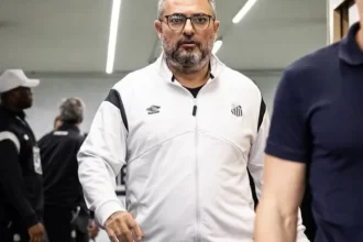 Alexandre Mattos Diretor Executivo do Santos (Foto: Raul Baretta/ Santos FC)
