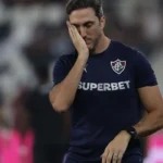Luis Zubeldía durante partida do Fluminense (Wagner Meier/Getty Images)
