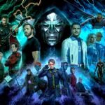 Arte de Vingadores: Doutor Destino com os principais personagens - Foto: Reprodução/X (Twitter)