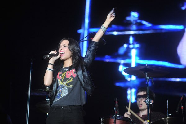 Demi Lovato em turnê nos anos 2010 - Foto: Rodrigo Lorenzoni/TodaTeen