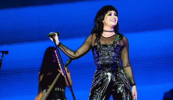 Demi Lovato em apresentação no Rock in Rio 2022 - Foto: Rock In Rio/Divulgação