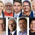 Montagem com todos os candidatos à presidência de 2026 - Foto: Reprodução/Folha de SP
