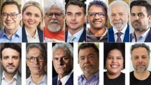 Montagem com todos os candidatos à presidência de 2026 - Foto: Reprodução/Folha de SP